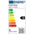 Kép 2/2 - SpectrumLED LED 8,5W COG NW Áttetsző körte izzó E27 foglalat WOJ14596
