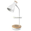 Kép 1/5 - Rábalux MOSLEY 74001 fa és fém indukciós telefontöltős szabályozható asztali- és olvasólámpa E14-es aljzattal, kapcsolóval
