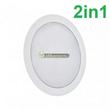 SpectrumLED ALGINE 12W 2in1 kerek fehér LED mennyezeti lámpa melegfehér 2évG SLI037028WW