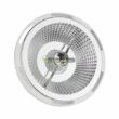 LED AR111/ES111 GU10 230V 12W 20° természetes fehér szpot, fehér