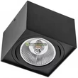 Kép 1/4 - CHLOE AR111/ES111 GU10 billenthető négyzet lámpatest, fekete