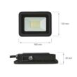 NOCTIS LUX 2 IP65 fekete LED reflektor, fényvető, 30W/230V, természetes fehér, 2évG