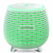 Aromaterápiás diffúzor, ultrahangos légpárásító és illatosító, látható gőzoszlop, 7 színű hangulat világítás, wellness készülék, USB kábel, 140 ml