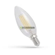 Kép 1/3 - SpectrumLED Premium Clear COG 6W E14 LED gyertya, melegfehér 2évG WOJ14387