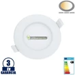 Kép 1/3 - INTI IP44 9W LED mennyezeti lámpa változtatható színhőmérséklet, fényerőszab. 3évG
