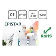 Kép 3/3 - AURORA 60 SMD3528 4,8W/m beltéri LED szalag, kék 3évG
