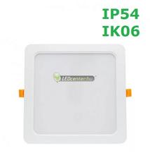 DURE 3 IP54 IK06 24W 1900 lumen LED mennyezeti lámpa, mélysugárzó melegfehér 2évG