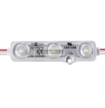 LED modul, 3 EPISTAR SMD5730 LED, DC12V, 1,2W, IP68 hidegfehér 5 év garancia