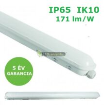 SpectrumLED LIMEA GIGANT LED ipari lámpatest 38W 6600 lm IP65 IK10 toldható 1200mm természetes fehér 5évG SLI028025NW_PW
