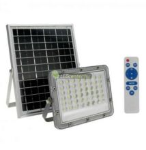 SpectrumLED NOCTIS Solaris napelemes-akkumulátoros LED reflektor, 50W, mozgásérzékelő, hidegfehér, 3évG