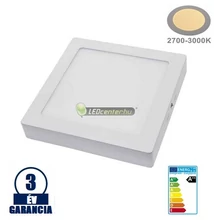 SNOW LED 18W=140W szögletes fehér mennyezeti lámpa, melegfehér 3évGar