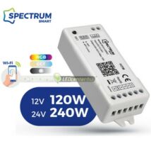 Spectrum Smart okos LED szalag vezérlő RGB, CCT, dimmer wifiről vezérelhető DC12/24W