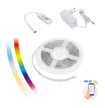 LED SZALAG 17W/5m RGBW+CCT+DIMM (5m) with PU silicone + controller + EU poweradaptor Wi-Fi Spectrum SMART WOJ14493