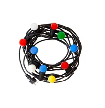 SpectrumLED GIRLANDA 5m + 10db E27/230V izzóval party füzér, toldható