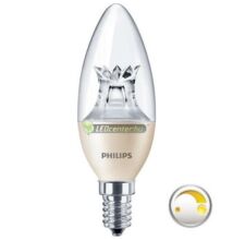 PHILIPS MASTER LED 5,5W=40W 470 lumen szabályozható gyertyaégő, melegfehér 3évG