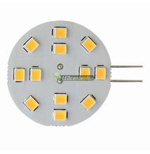 SOLIS G4/12V 12 SMD2835 LED, oldalsó lábakkal, melegfehér