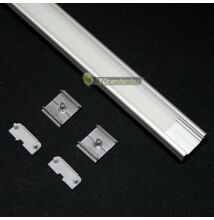 SURFACE LED aluprofil 1000 mm, fedővel, záróvégekkel, rögzítővel