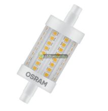 OSRAM 8W=75W 1055 lumen fényerőszabályozható R7S/230V LED égő, melegfehér