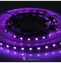 UV beltéri LED szalag, 60 SMD5050 LED 14,4 W/m, ultraviola
