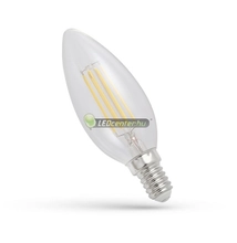 SpectrumLED Premium Clear COG 4W=39W E14 LED gyertya, természetes fehér 2évG WOJ14332