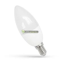 SpectrumLED 8W=50W E14 680 lumen LED gyertya izzó, hidegfehér 2évGar WOJ14222