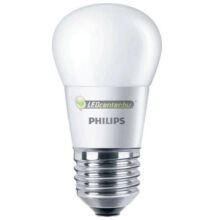 PHILIPS 5,5W=40W E27 P45 FR 470 lumen melegfehér LED minigömb