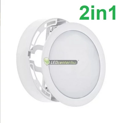 SpectrumLED ALGINE 12W 2in1 kerek fehér LED mennyezeti lámpa melegfehér 2évG SLI037028WW_PW