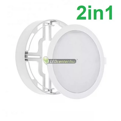 SpectrumLED ALGINE 18W 2in1 kerek fehér LED mennyezeti lámpa természetes fehér 2évG SLI037029NW_PW