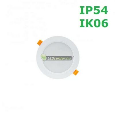 SpectrumLED DURE 3 IP54 IK06 12W 1100 lumen kerek LED mennyezeti lámpa, mélysugárzó hidegfehér 2évG SLI043007CW_PW