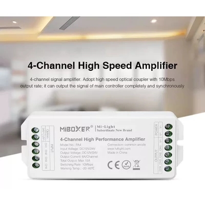 MiLight PA4 RGB-W jelerősítő 180/360W MB-PA4