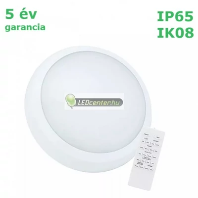 SpectrumLED NYMPHEA CITY PRO 18W/24W IP65 IK08 ütésálló CCT LED lámpa mozgásérzékelővel, távirányítóval 145 lm/W 5évG SLI031039CCT_PW_SENSOR