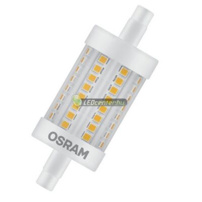 OSRAM 8W=75W 1055 lumen fényerőszabályozható R7S/230V LED égő, melegfehér