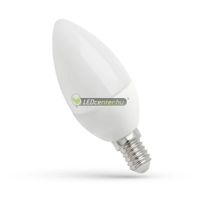 SpectrumLED 4W=31W E14 340 lumen LED gyertya izzó, természetes fehér 2évGar WOJ14506