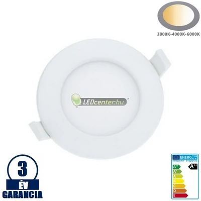 INTI IP44 9W LED mennyezeti lámpa változtatható színhőmérséklet, fényerőszab. 3évG