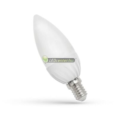 Spectrum 6W=41W E14 500 lumen dimmerelhető LED gyertya, természetes fehér 2évGar