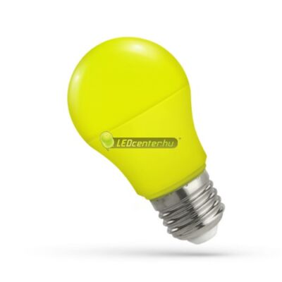 Spectrum 5W E27 sárga dekorációs LED kisgömb