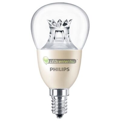 PHILIPS MASTER LED 8W=60W 806 lumen P50 szabályozható kisgömb, melegfehér 3évG