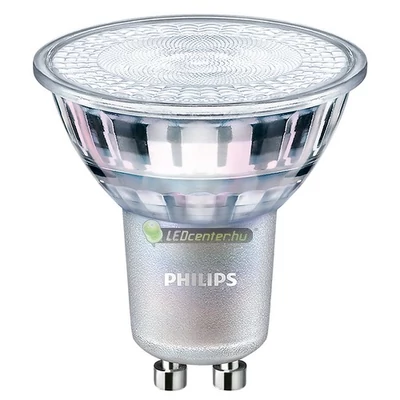 PHILIPS Master GU10 LED 3,7W=35W 60° szpot, fényerőszabályozható, melegfehér