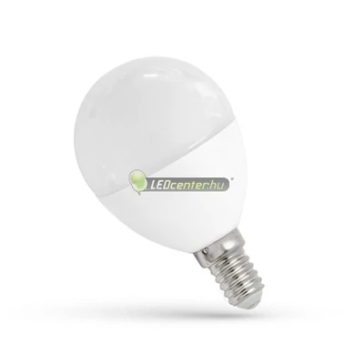 SpectrumLED 8W=50W E14 650 lumen LED kisgömb izzó, természetes fehér 2évGar WOJ14216