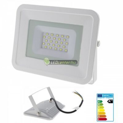 SLIM2 fehér LED reflektor, fényvető, 30W/230V, 2550 lumen, hidegfehér, 2évG